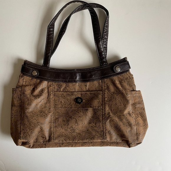 Thirty One Womens Double Handles Shoulder Bag With Custom replacement exteriors - Picture 1 of 5